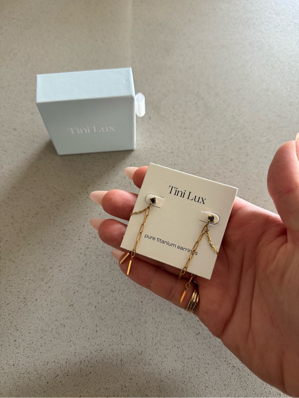 TINI LUX Viviana Chain Hoop